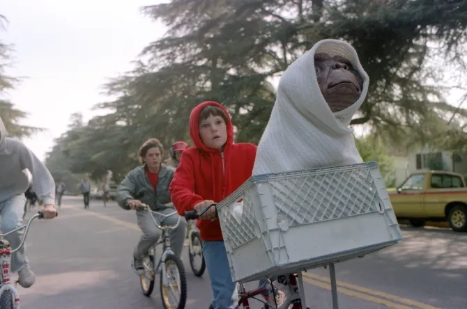 Scene from E.T. the Extra-Terrestrial