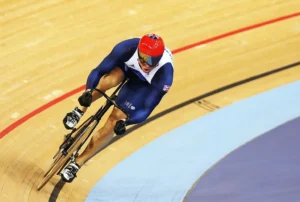 Chris Hoy, British cyclist.