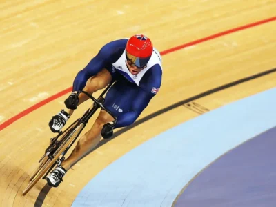 Chris Hoy, British cyclist.